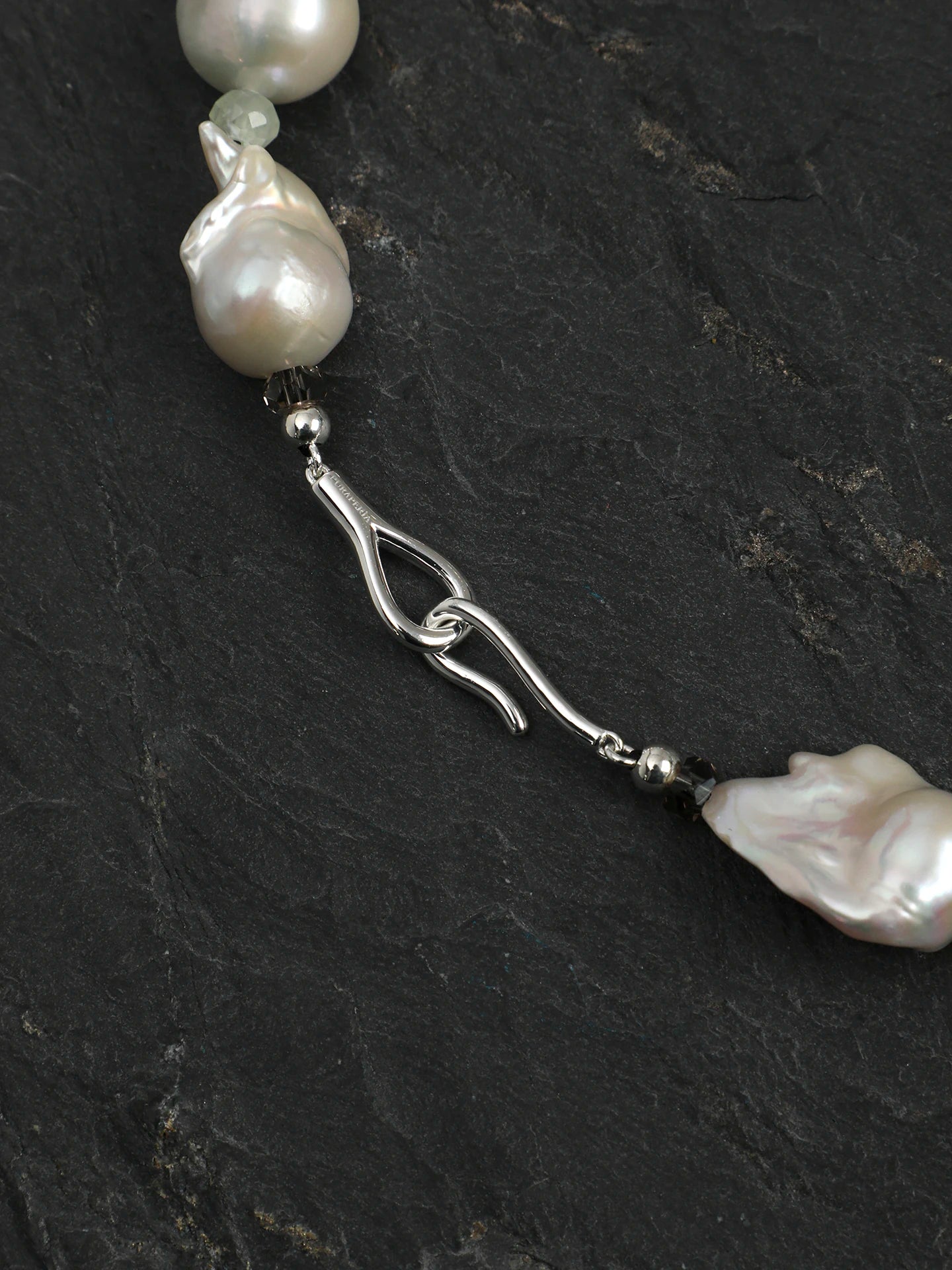 The Story I Wear baroque gemstone necklace